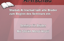 Seminar für Brüder mit Sheikh Khalil
