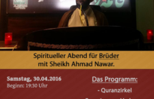 Spiritueller Abend für Brüder mit Sheikh Nawar